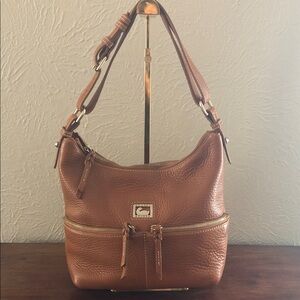 Dooney & Bourke Tan Leather Hobo Bag